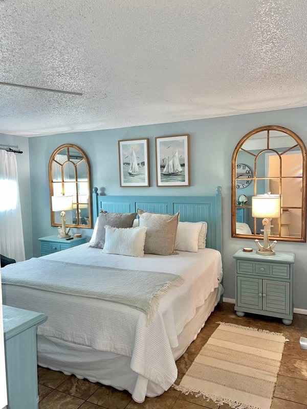 Serene primary bedroom